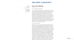 Desktop Screenshot of alexmehr.com