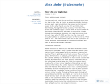Tablet Screenshot of alexmehr.com